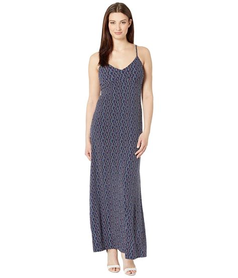 michael kors true navy dress|michael kors maxi dress.